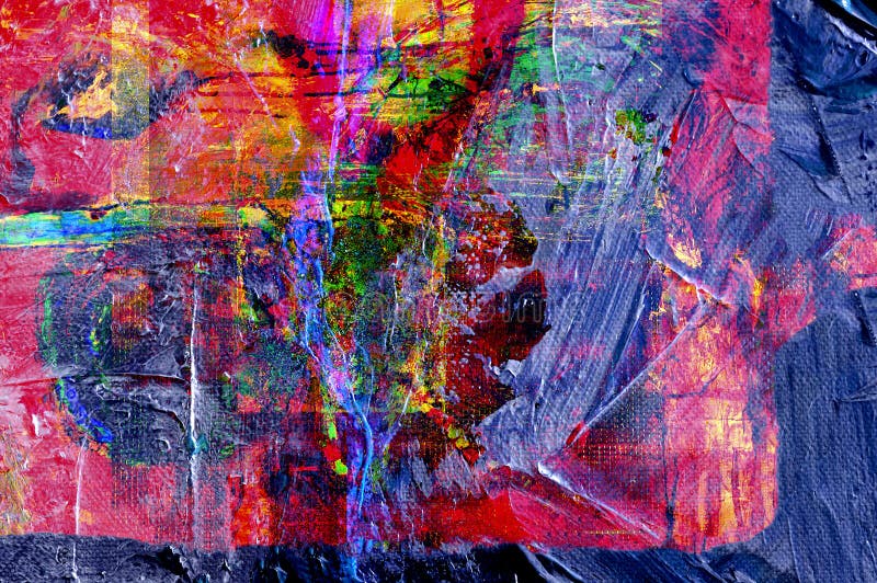 Oil On Canvas royalty free stock image