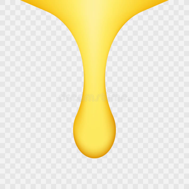 Oil drop, yellow water droplet or gold honey drip isolated on transparent background. Golden caramel. Vector stock illustration stock illustration Oil drop, yellow water droplet or gold honey drip isolated on transparent background. Golden caramel. Vector stock illustration stock illustration