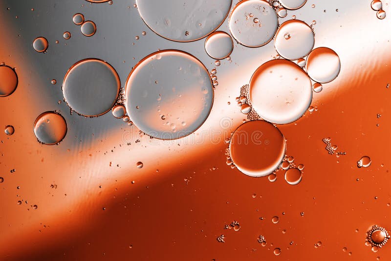 Oil Drops on a Water Surface Stock Image Image of circle, light 39305581