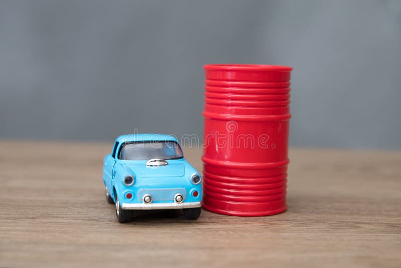 Oil drum and car model stock image. Image of still, supplies 253334433