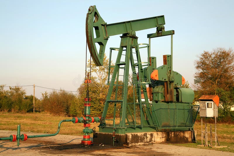 Oil field stock images