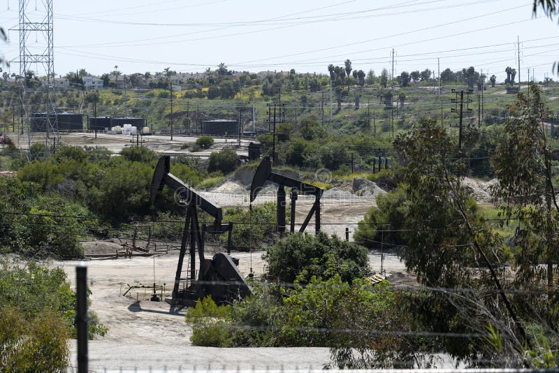 Inglewood Oil Field stock photo. Image of voltage, angeles 182122034