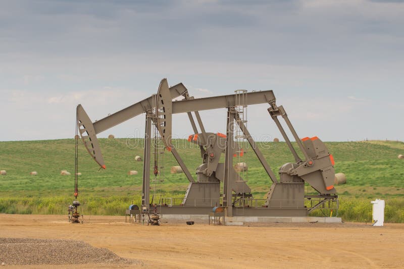 Oil Field in North Dakota Badlands Editorial Photo Image of supply