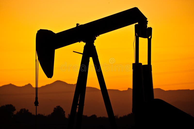 Oil Field Sunset