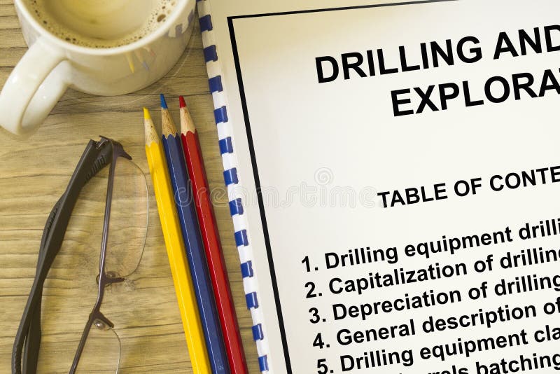 Oil and Gas Drilling Equipment Stock Image Image of resources