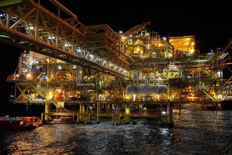 Oil and gas industry stock image. Image of operation 141609221