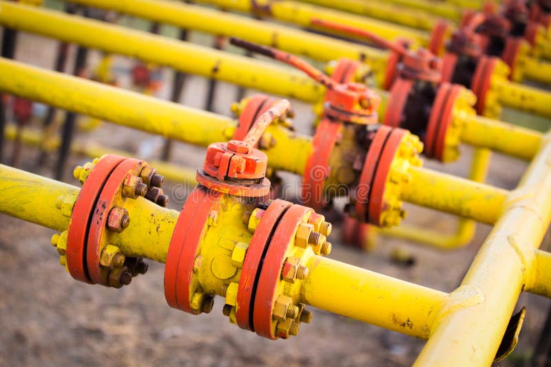 Oil and Gas Processing Valve Stock Photo Image of petrochemical