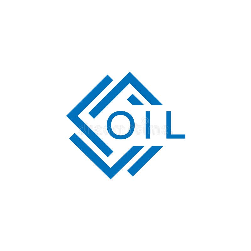 OIL Letter Logo Design on White Background. OIL Creative Circle Letter