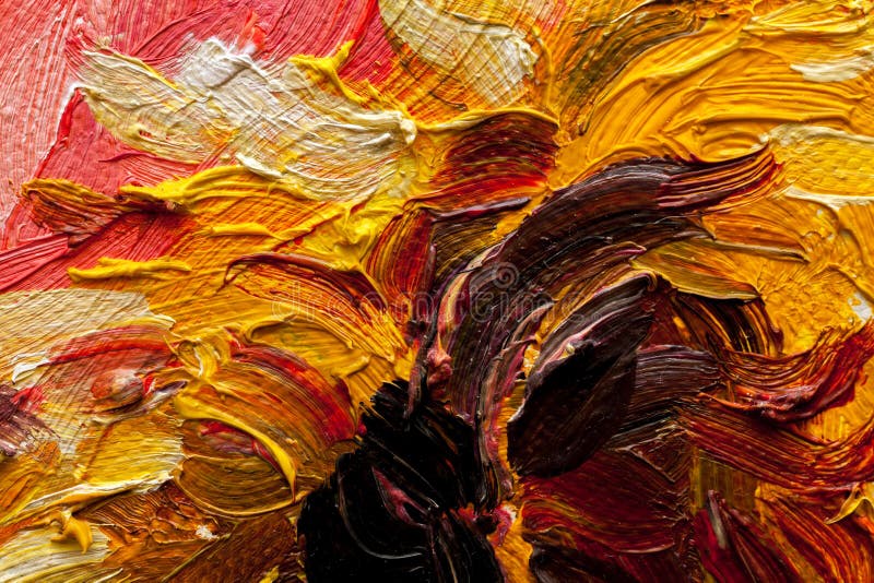 Oil Painting Detail Texture Closeup Macro Stock Photo Image of craft