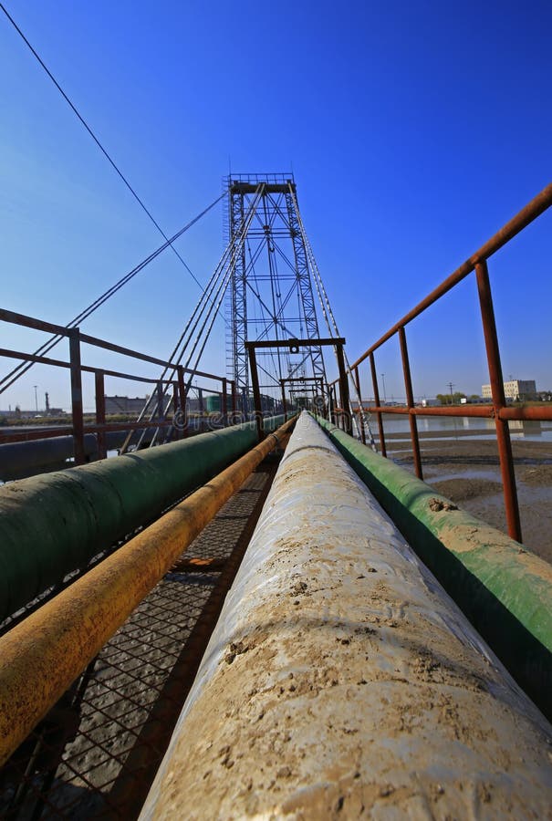 Oil Pipeline, the Oil Industry Equipment Stock Photo Image of drill