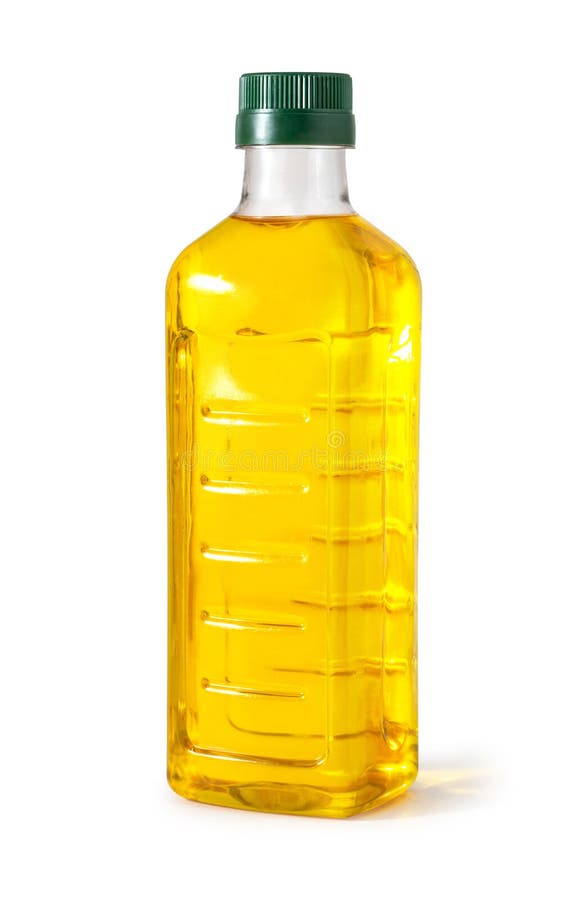 Oil Plastic Bottle Isolated Stock Image Image of healthy, closeup