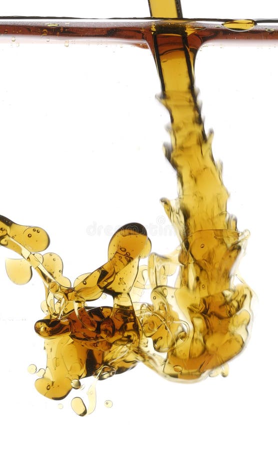 Oil pouring into water stock photo. Image of pouring, clear 2269756