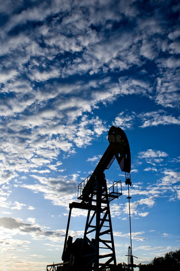 Oil pump stock photography