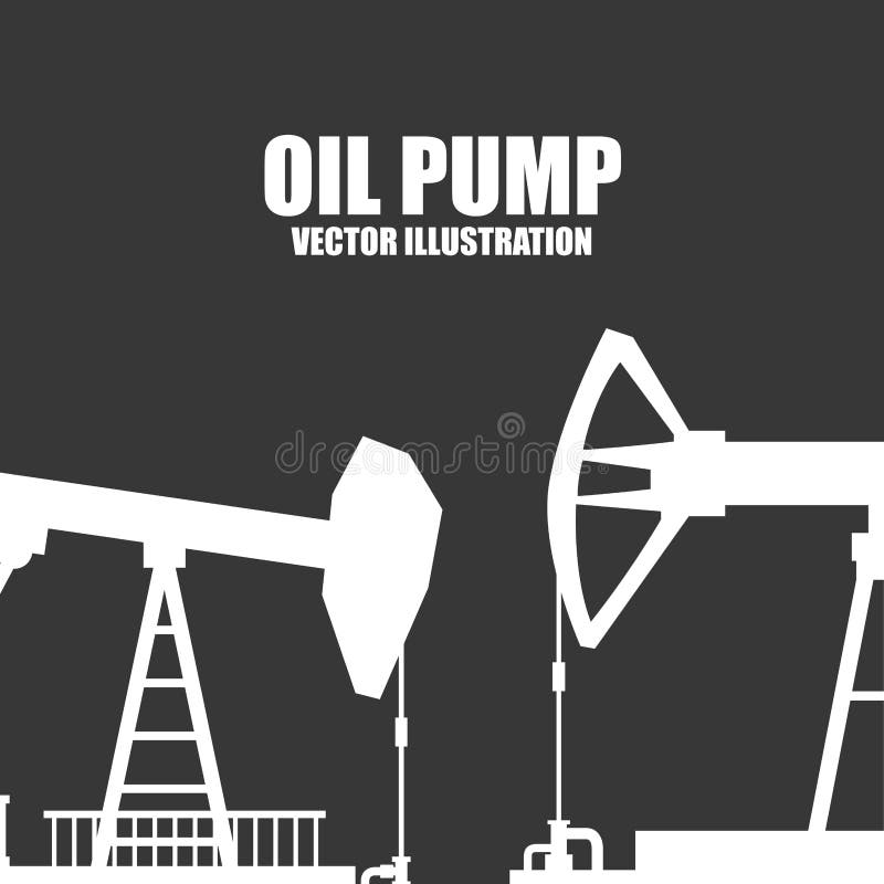 Oil Pump design stock vector. Illustration of petrochemical 58663476