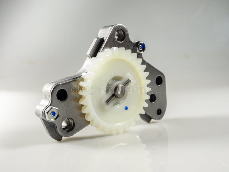 OIL PUMP Engine Motorcycle Spare Part Stock Image Image of auto