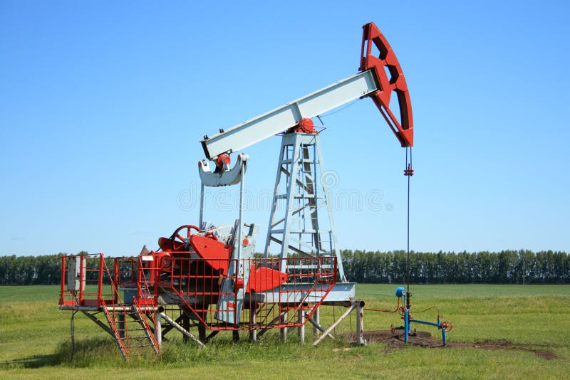 Oil Pump Jack royalty free stock image