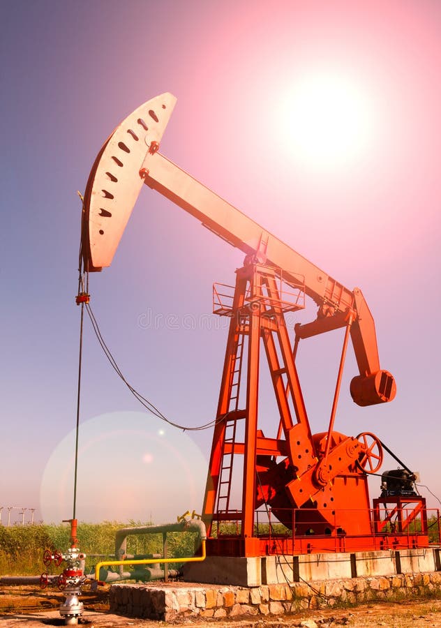 Oil Pump Jack stock image. Image of extracting, platform 39002193