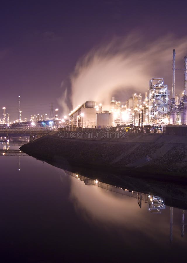 Oil refinery river by river