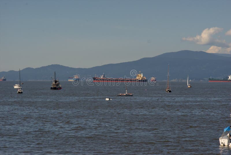 Oil spill in Vancouver editorial photo. Image of fuel 52574326