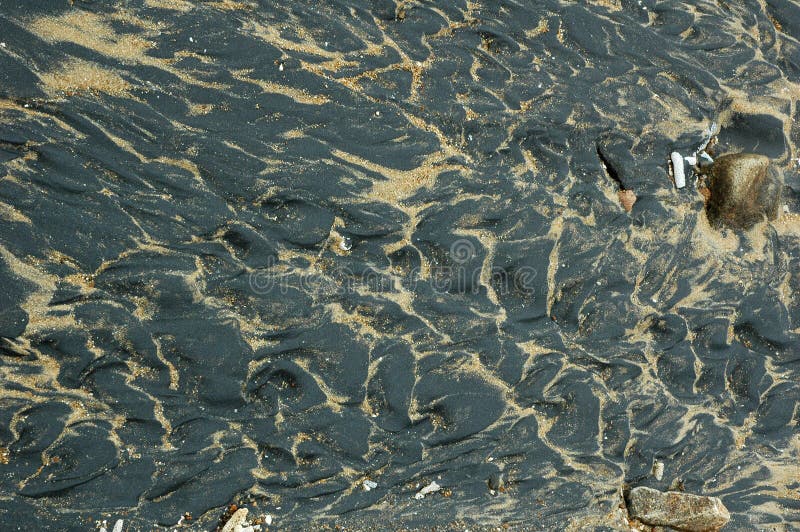 Oil Spilled Pollution stock photos