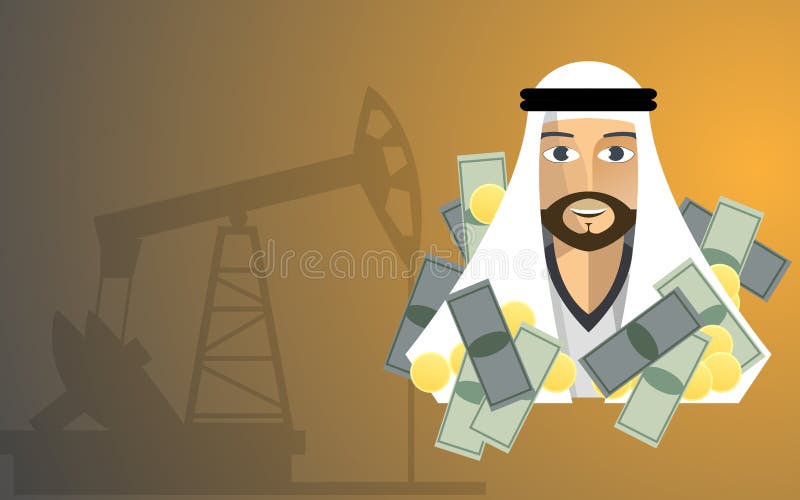 Oil Tycoon stock vector. Illustration of cash, commercial 44487469