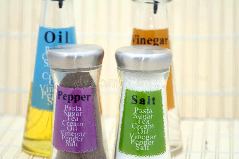 Oil, Vinegar, Salt & Pepper