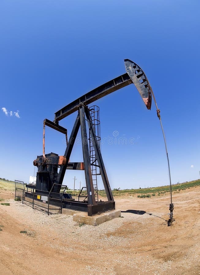 Texas oil well stock image. Image of oilwell, landscape 26439565