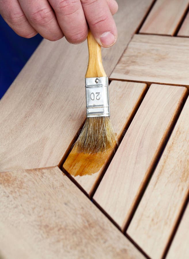 Oil Wood Furniture stock image. Image of maintain, bright - 36096893