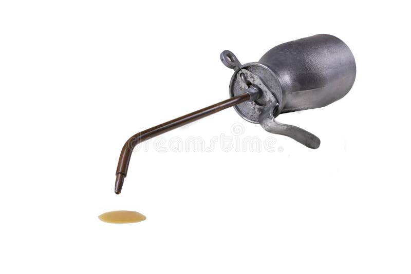 Oiler for Lubricating Machine Parts. Accessories Used in a Mechanical