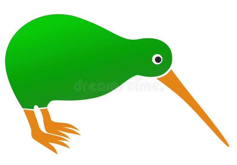Oiseau de kiwi illustration libre de droits Oiseau de kiwi illustration libre de droits
