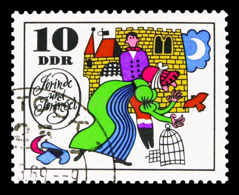 Oiseau libre, serie de contes de fées, vers 1969 photos stock Oiseau libre, serie de contes de fées, vers 1969 photos stock