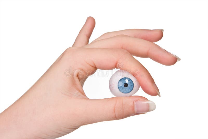 Ojo artificial imagen de archivo libre de regalías Ojo artificial imagen de archivo libre de regalías