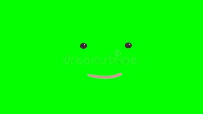 Ojos De Dibujos Animados Y Boca Hablante O Cara Divertida Para Pantalla  Verde Lateral Insertar Clave De Croma Pantalla Verde Movim Metrajes - Vídeo  de elemento, verde: 277080946