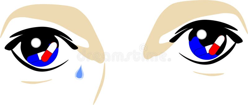 Ojos llorando anime stock de ilustración. Ilustración de arte - 164574463 Ojos llorando anime stock de ilustración. Ilustración de arte - 164574463