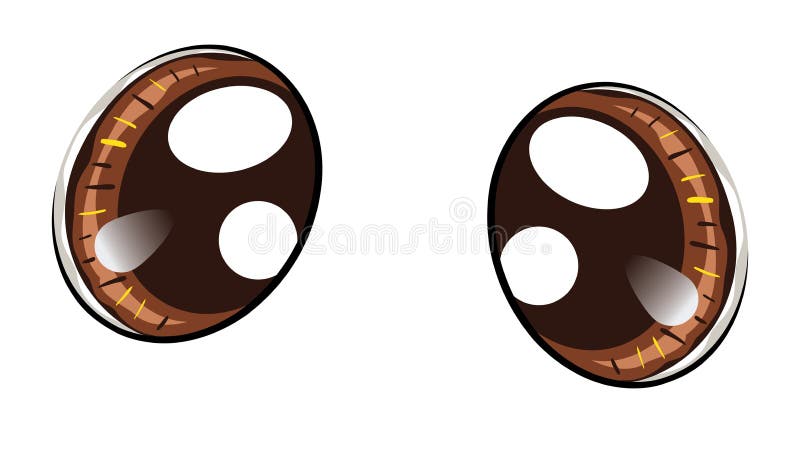 Ojos del marrón de Kawaii ilustración del vector. Ilustración de muchacha - 153284675 Ojos del marrón de Kawaii ilustración del vector. Ilustración de muchacha - 153284675