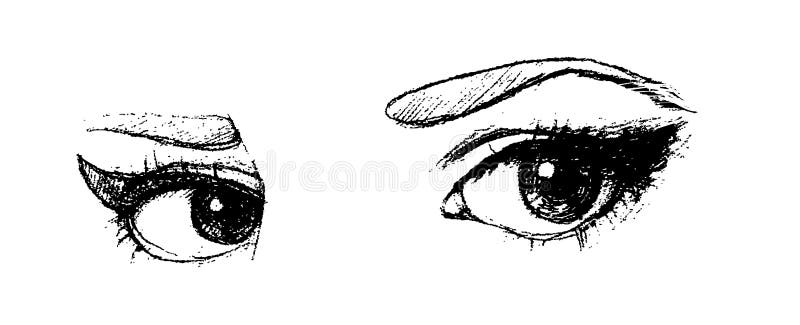 Ojos Dibujados Mano Del Vector Ilustración del Vector - Ilustración de ceja, alejado: 40898605 Ojos Dibujados Mano Del Vector Ilustración del Vector - Ilustración de ceja, alejado: 40898605