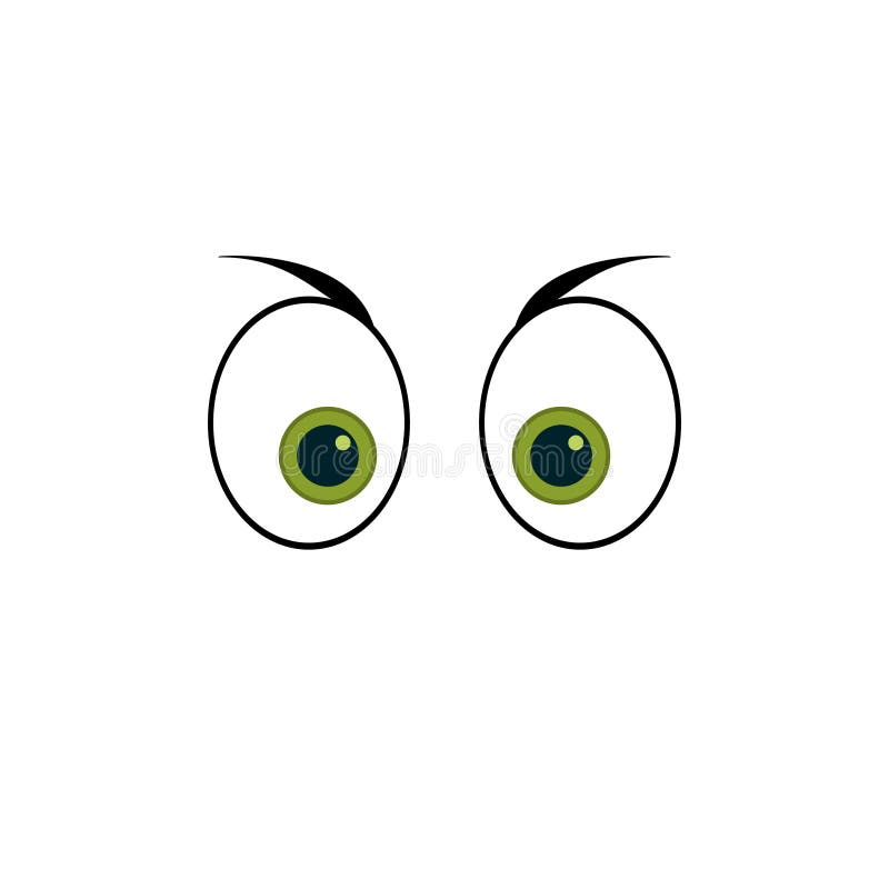 Ojos Furiosos De La Serie De Ojos Verdes De Frankenstein Ilustración del  Vector - Ilustración de cementerio, lindo: 199268920