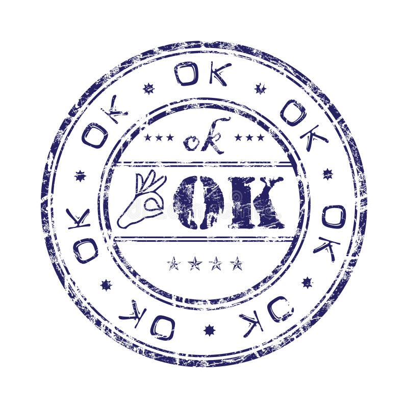 Ok stamp stock vector. Illustration of money, shopping - 29934368