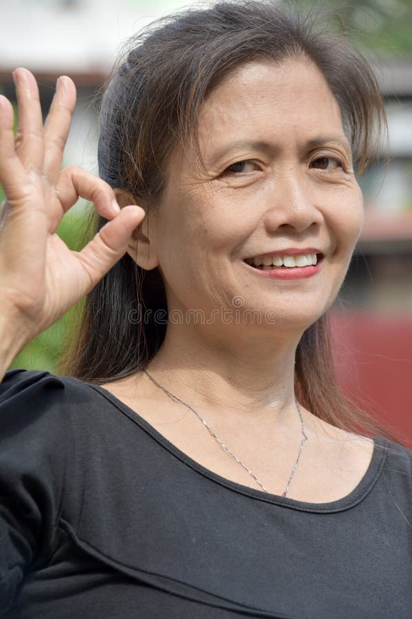 An Okay Adult Female Stock Image Image Of Older Mature 157666681