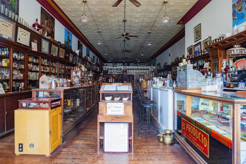 Interior View of the Oklahoma Frontier Drug Store Museum Editorial Image Image of store, city