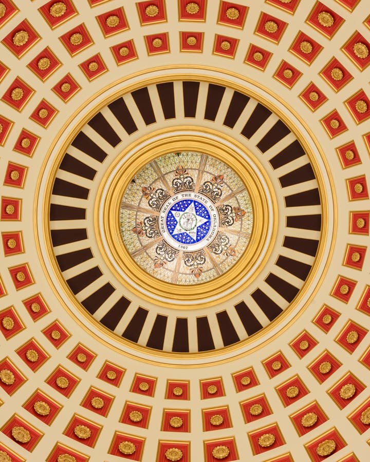 Oklahoma Capitol kopuły wnętrze obrazy royalty free Oklahoma Capitol kopuły wnętrze obrazy royalty free
