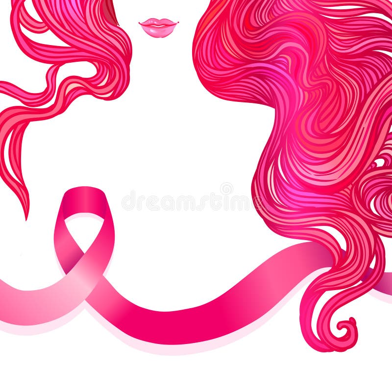 Oktober: Bröstcancermedvetenhetmånad, årlig aktion till incre stock illustrationer Oktober: Bröstcancermedvetenhetmånad, årlig aktion till incre stock illustrationer