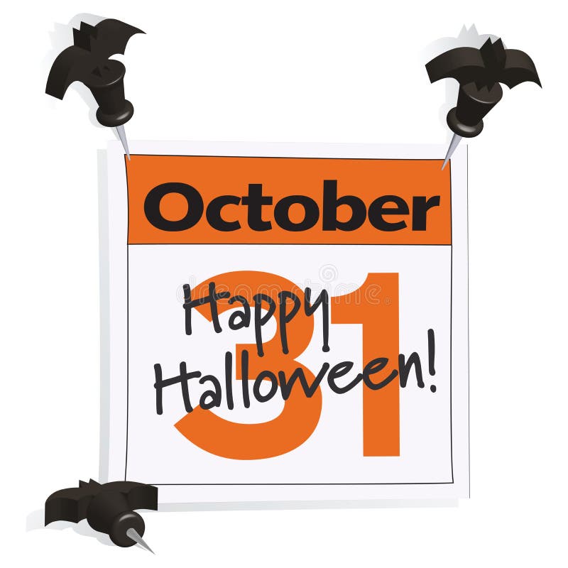 Oktober 31st royaltyfri illustrationer Oktober 31st royaltyfri illustrationer
