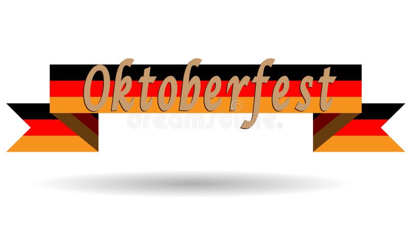 Oktoberfest Auf Deutschland Flagge Flache Vektorillustration Broschure Fahne Logofestival Vektor Abbildung Illustration Von Bayern Oktober