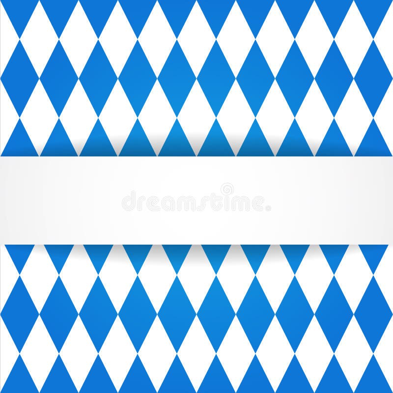 Oktoberfest background. Bavarian flag patter stock illustration Oktoberfest background. Bavarian flag patter stock illustration