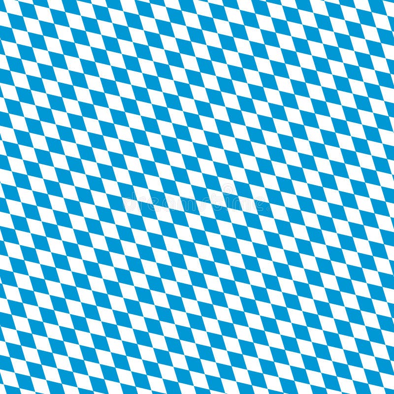 Oktoberfest Bavarian flag symbol background vector illustration. Bavarian flag blue vectors