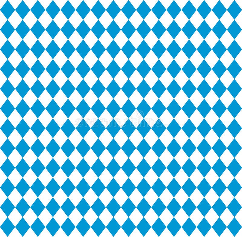 Oktoberfest Bavarian flag symbol background vector illustration. Bavarian flag blue vectors