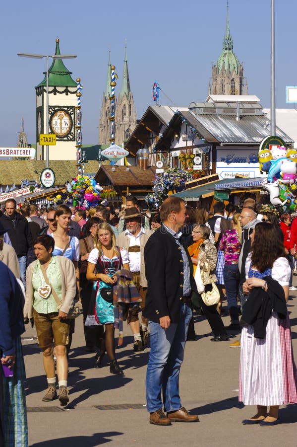 Oktoberfest in München royalty-vrije stock afbeelding Oktoberfest in München royalty-vrije stock afbeelding