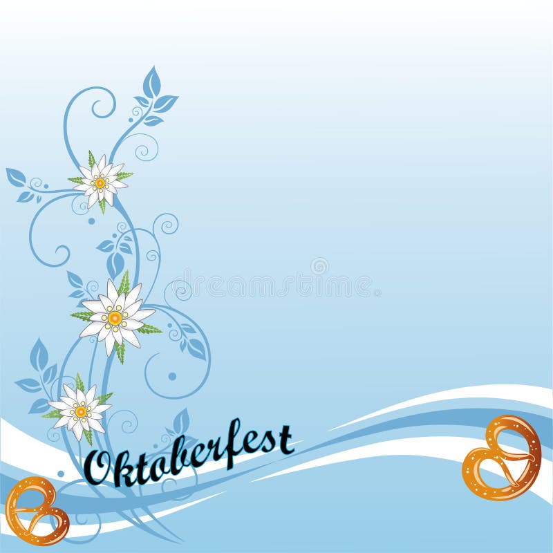 Oktoberfest, pretzel, fundo ilustração do vetor Oktoberfest, pretzel, fundo ilustração do vetor