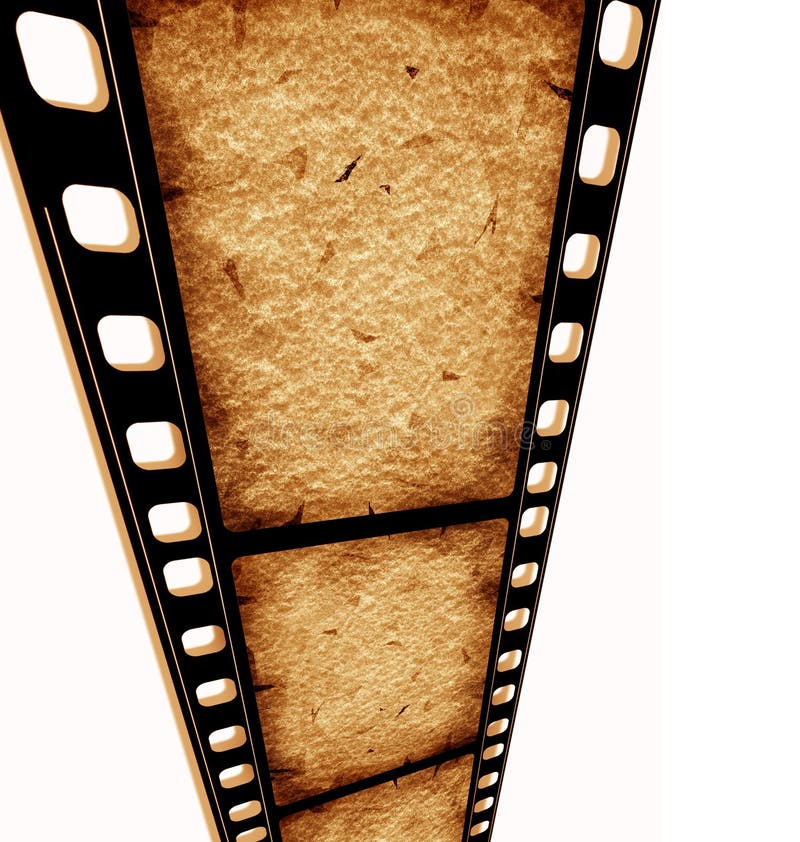 35 mm movie Film reel stock illustration. Illustration of color